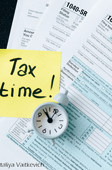 Photo of Individual Income Tax Papers